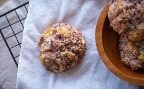 Raspberry White Chocolate Scone